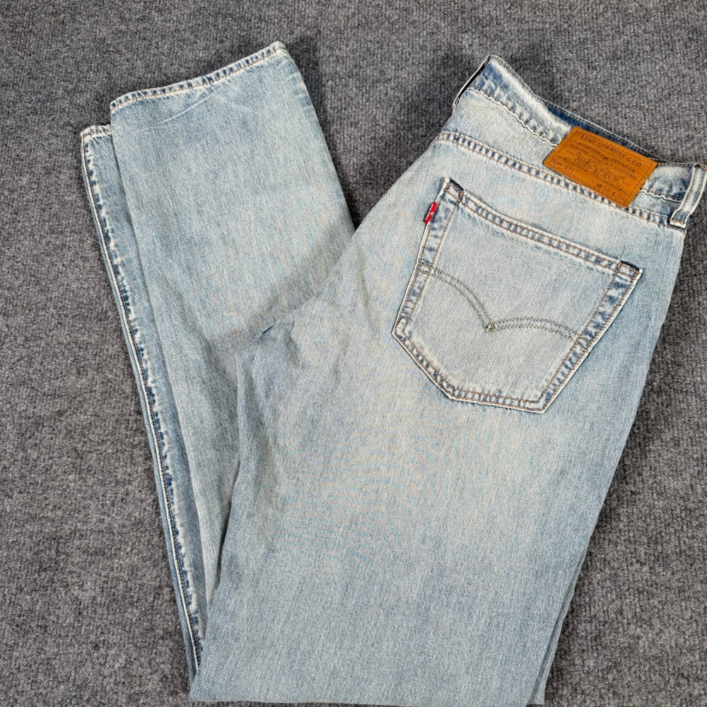 Levis Premium 511 Slim Fit Jeans Light Wash Blue Mens 36x34 04511-3295 #4511